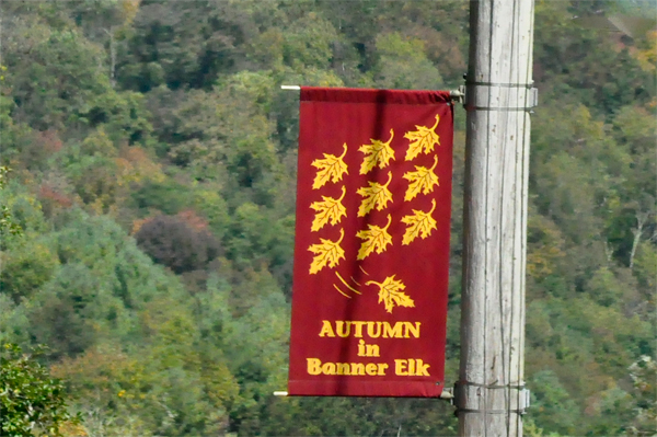 Autumn in Banner Elk flag